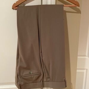 Ballin 100% Wool Tan Men’s Dress Slacks Size 38 Barely worn.